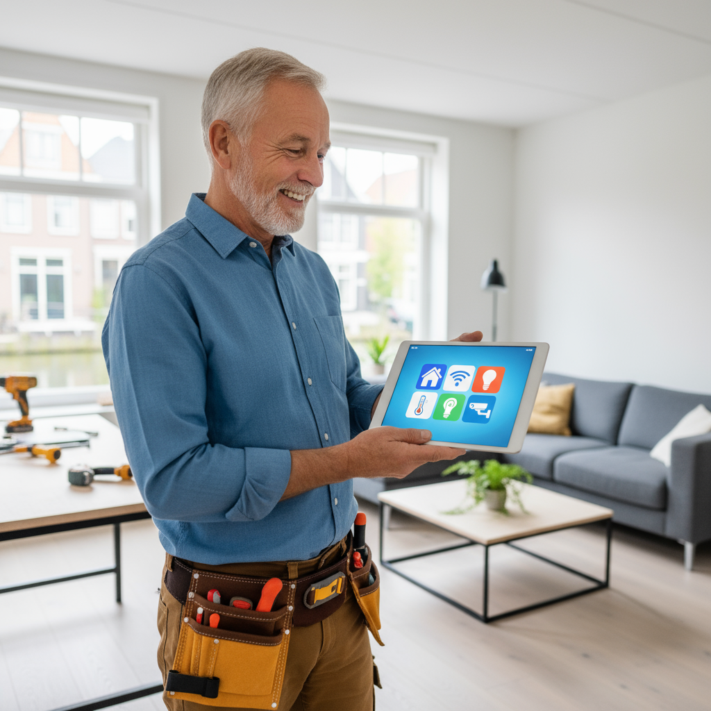 Smart Home Senioren: Comfort & Veiligheid in Voorburg - 65Klusser klustip