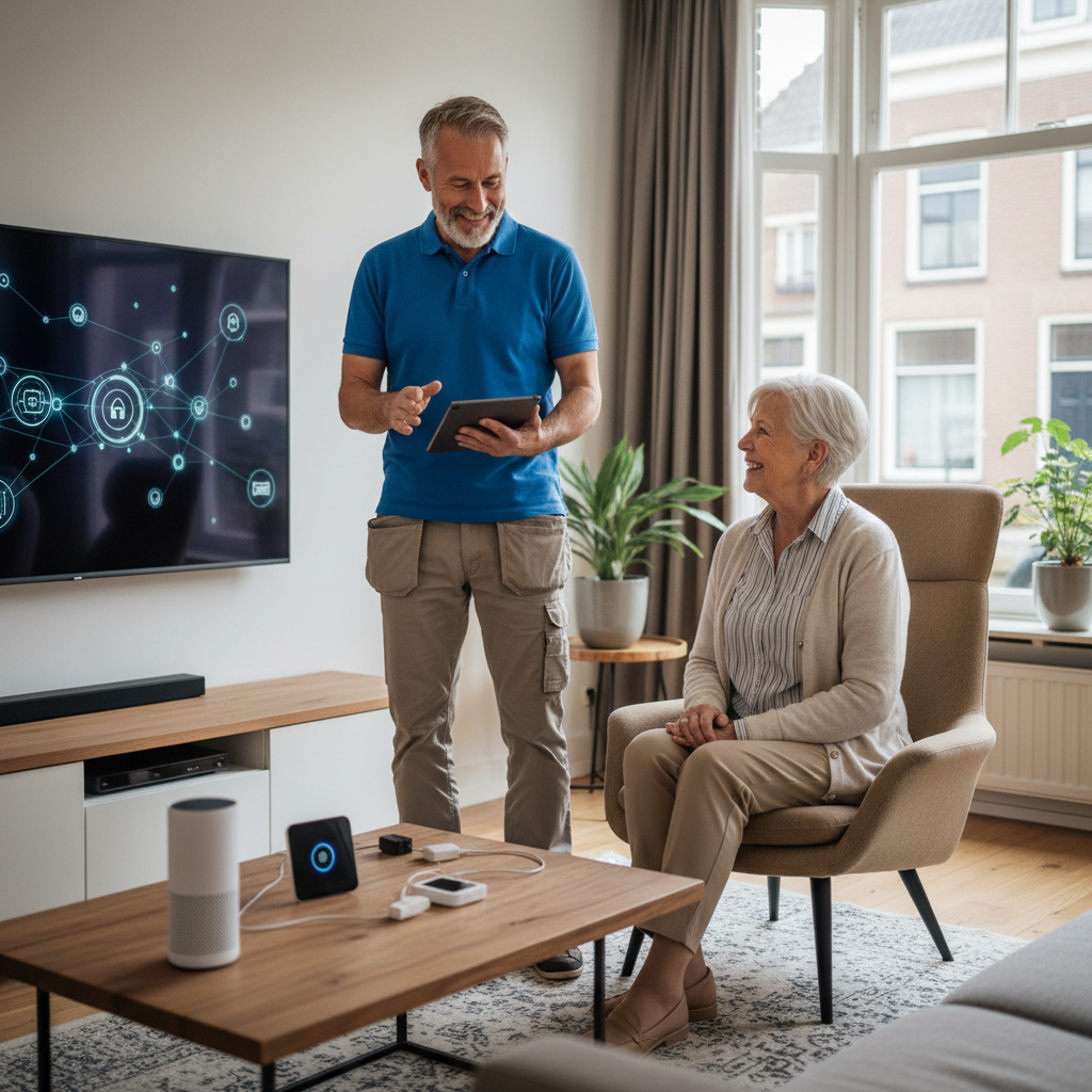 Smart Home Senioren: Leef Comfortabel & Veilig Thuis - 65Klusser klustip
