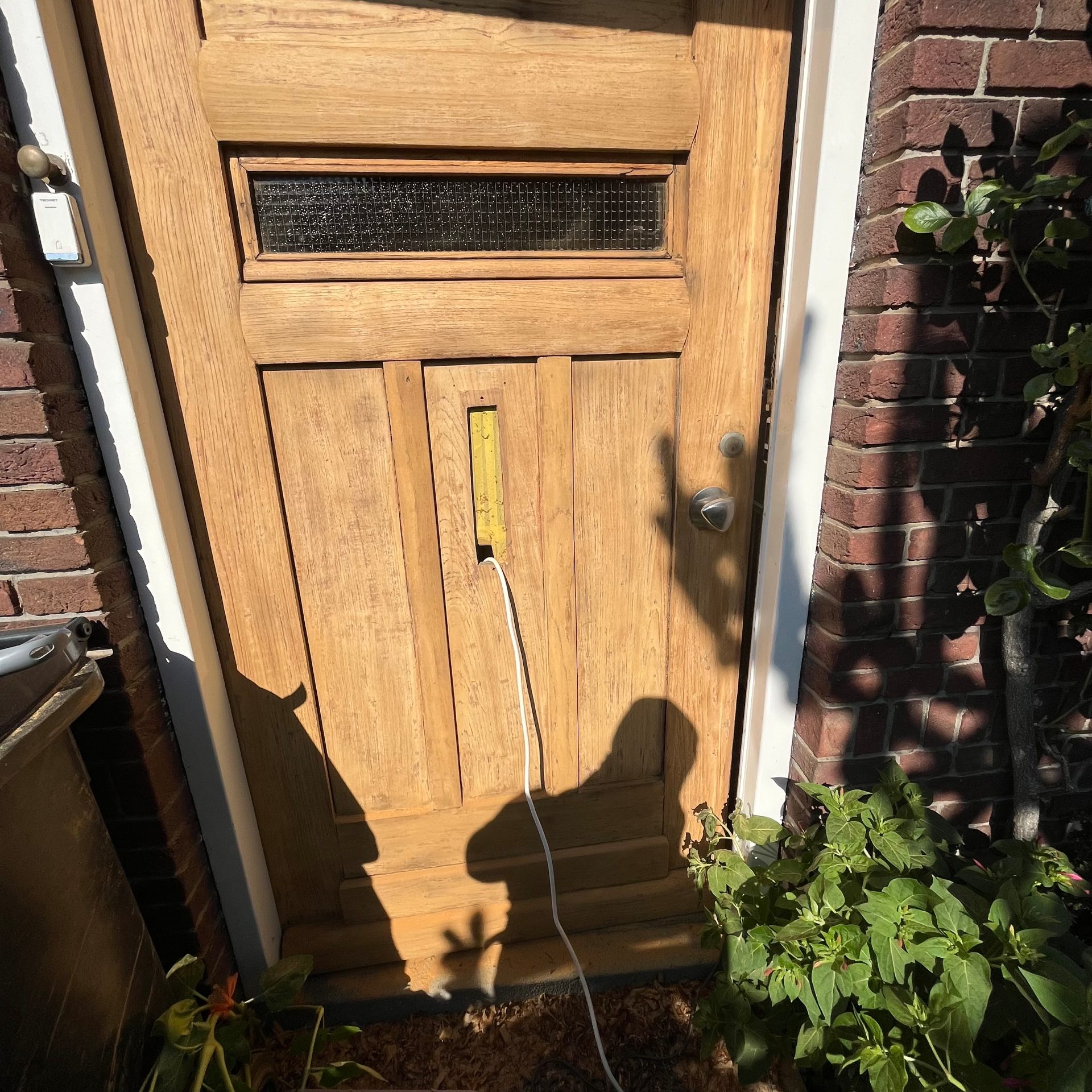 Schilderwerk voordeur in Voorburg