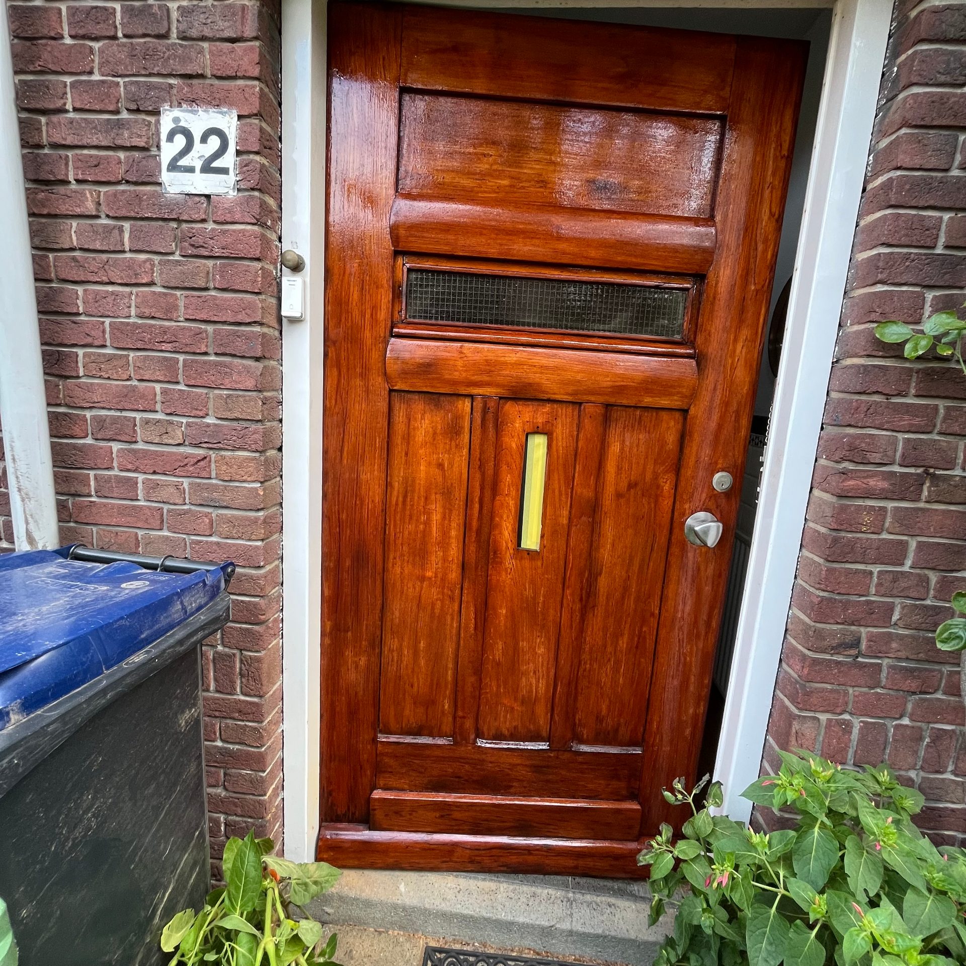 Schilderwerk voordeur in Voorburg