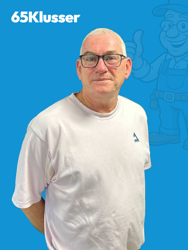 Klusser Rob Rietbroek van 65Klusser